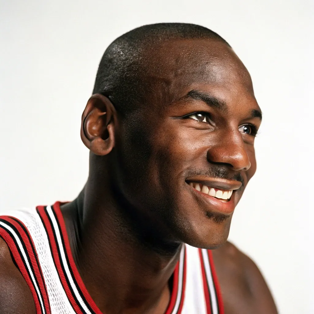 Portrait of Michael Jordan